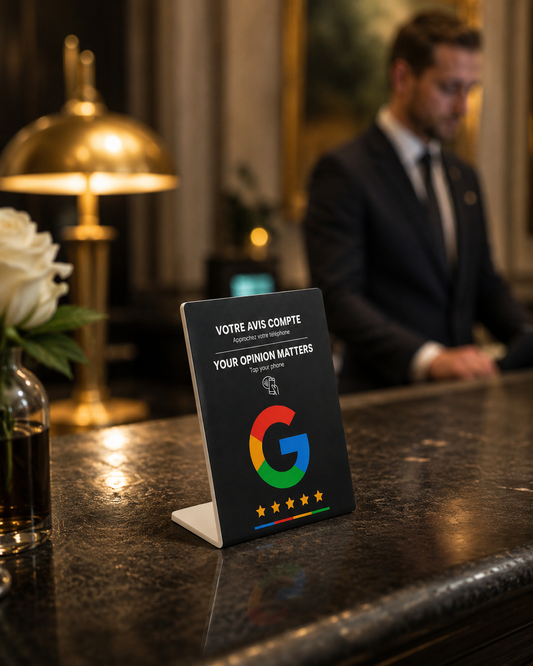 Support NFC Comptoir Noir